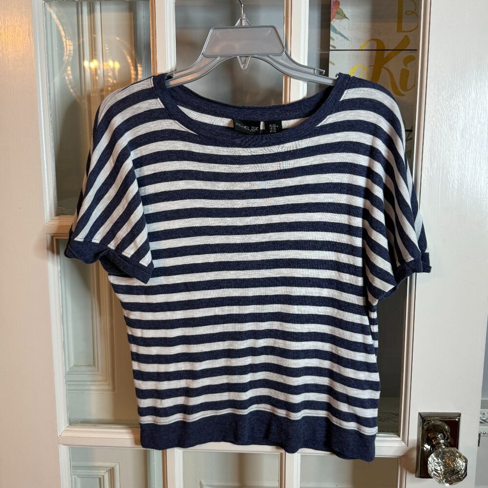 Very Soft Horizontally Striped Rachel Zoe top